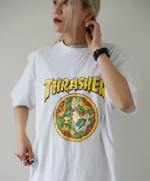 Thrasher Turtles スラッシャー タートルズ タートルズ コラボ S S Tee Tシャツ カットソー Thrasher スラッシャー のファッション通販 Zozotown