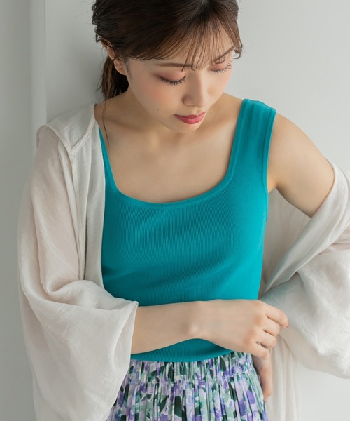 Edit Sheen（エディットシーン）の「ポジティブカラーインナー（タンクトップ・レディース・ピンク/ブルー/グリーン/イエロー・M）」の2枚目の写真