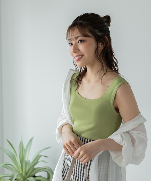 Edit Sheen（エディットシーン）の「ポジティブカラーインナー（タンクトップ・レディース・ピンク/ブルー/グリーン/イエロー・M）」の10枚目の写真