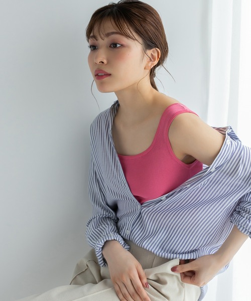 Edit Sheen（エディットシーン）の「ポジティブカラーインナー（タンクトップ・レディース・ピンク/ブルー/グリーン/イエロー・M）」の14枚目の写真