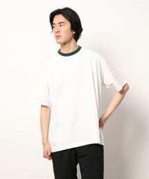 ブラームス×レショップ別注 スウェット リンガーTシャツ サイズ2