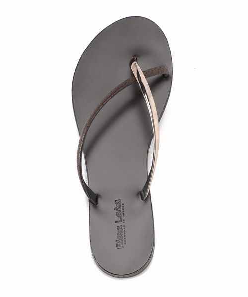 【新品未使用】ELENA LAINA トングサンダル セール】【ELENA LAINA /エレナ ライナ】クロストングサンダル