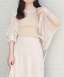 toucher du brise | 【yuririnコラボ】前開きリボンガーリーブラウス(シャツ/ブラウス)