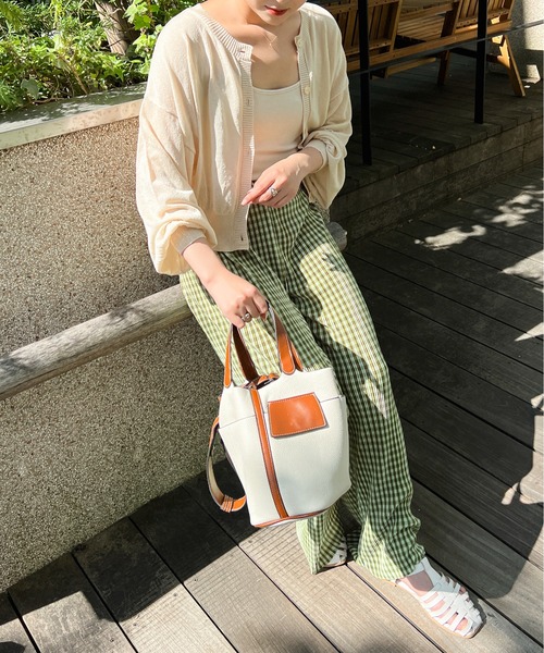 Ambre Ciel（アンブルシエル）の「2WAYシアーカーディガン／【WEB/EC限定商品】（カーディガン/ボレロ・レディース・アイボリー/ライトピンク・FREE）」の10枚目の写真