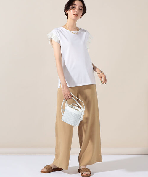 NOLLEY’S(ノーリーズ)の「PATAPATAプルオーバーカットソー(Tシャツ/カットソー・レディース・カーキ/ブラック/サックスブルー/ラベンダー/ホワイト・38)」の10枚目の写真
