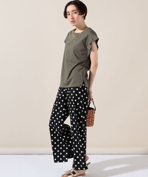 NOLLEY’S(ノーリーズ)の「PATAPATAプルオーバーカットソー(Tシャツ/カットソー・レディース・カーキ/ブラック/サックスブルー/ラベンダー/ホワイト・38)」の6枚目の写真