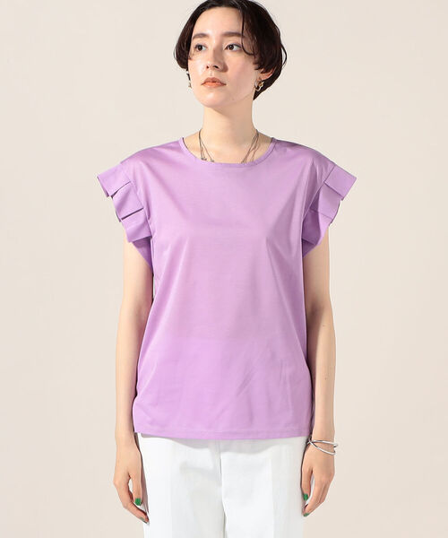 NOLLEY’S(ノーリーズ)の「PATAPATAプルオーバーカットソー(Tシャツ/カットソー・レディース・カーキ/ブラック/サックスブルー/ラベンダー/ホワイト・38)」の20枚目の写真