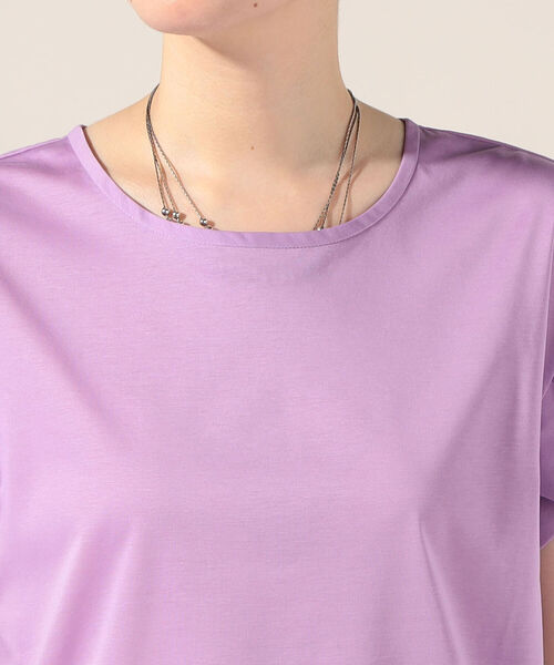 NOLLEY’S(ノーリーズ)の「PATAPATAプルオーバーカットソー(Tシャツ/カットソー・レディース・カーキ/ブラック/サックスブルー/ラベンダー/ホワイト・38)」の9枚目の写真
