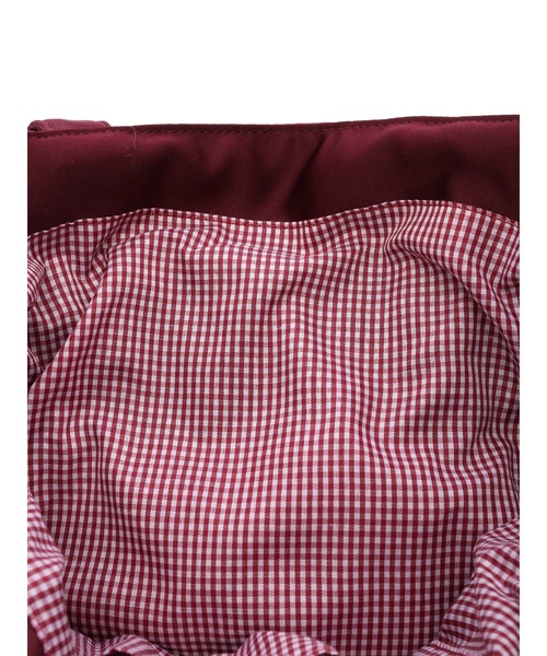 Maison de FLEUR（メゾンドフルール）の「ダブルリボンギャザートートバッグ（トートバッグ・レディース・ブラック/オリーブ/ネイビー/ワインレッド・FREE）」の21枚目の写真