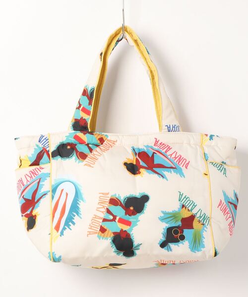 Import & Select(インポートアンドセレクト)の「【PUNKY ALOHA】 中綿 トートバッグ(トートバッグ・レディース・ベージュ/オレンジ/グリーン・FREE)」の1枚目の写真
