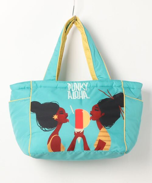 Import & Select(インポートアンドセレクト)の「【PUNKY ALOHA】 中綿 トートバッグ(トートバッグ・レディース・ベージュ/オレンジ/グリーン・FREE)」の2枚目の写真
