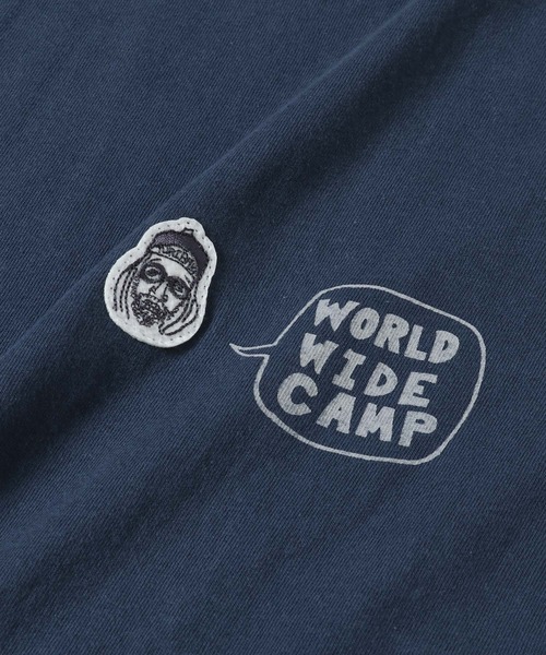 KRIFF MAYER（クリフメイヤー）の「チルタイムロンT(寝袋)（Tシャツ/カットソー・メンズ・ネイビー/オフホワイト/グリーン/マスタード/チャコール・SMALL/MEDIUM/LARGE/X-LARGE）」の9枚目の写真