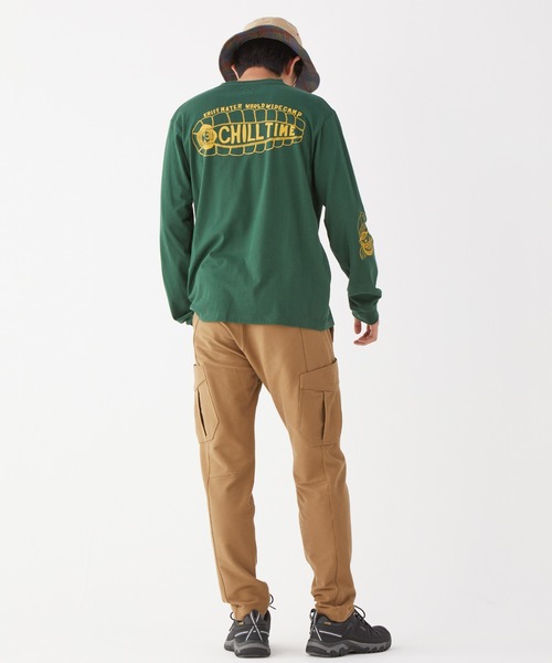 KRIFF MAYER（クリフメイヤー）の「チルタイムロンT(寝袋)（Tシャツ/カットソー・メンズ・ネイビー/オフホワイト/グリーン/マスタード/チャコール・SMALL/MEDIUM/LARGE/X-LARGE）」の21枚目の写真