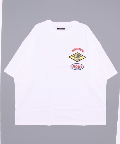 Bling Leads（ブリングリーズ）の「bling leads/ワッペン張付BIGクルーネックTシャツ（Tシャツ/カットソー・メンズ・ブルー/スミクロ/ロイヤルブルー/ホワイト/ダークグリーン・LARGE/MEDIUM）」の10枚目の写真