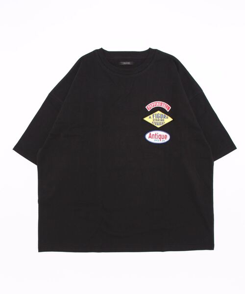 Bling Leads（ブリングリーズ）の「bling leads/ワッペン張付BIGクルーネックTシャツ（Tシャツ/カットソー・メンズ・ブルー/スミクロ/ロイヤルブルー/ホワイト/ダークグリーン・LARGE/MEDIUM）」の11枚目の写真