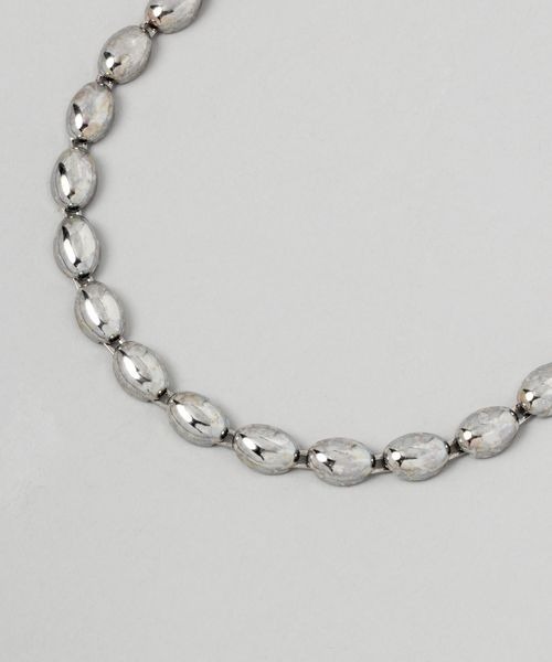 JEANASIS（ジーナシス）の「ラウンドチェーンショートネックレス/299675（ネックレス・レディース・シルバー/ゴールド・FREE）」の2枚目の写真