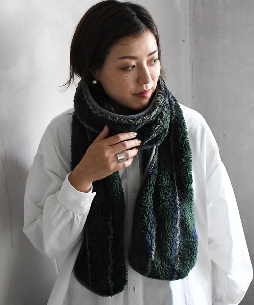 Johnbull（ジョンブル）の「フリースマフラー（マフラー・メンズ・レッド/ダークオリーブ/サックスブルー/アイボリー/ベージュ系その他・FREE）」の10枚目の写真