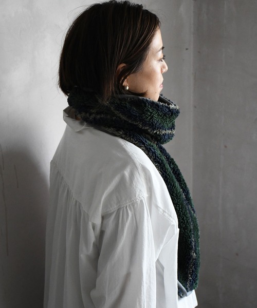 Johnbull（ジョンブル）の「フリースマフラー（マフラー・メンズ・レッド/ダークオリーブ/サックスブルー/アイボリー/ベージュ系その他・FREE）」の11枚目の写真