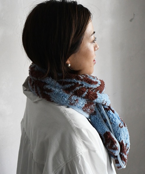 Johnbull（ジョンブル）の「フリースマフラー（マフラー・メンズ・レッド/ダークオリーブ/サックスブルー/アイボリー/ベージュ系その他・FREE）」の13枚目の写真