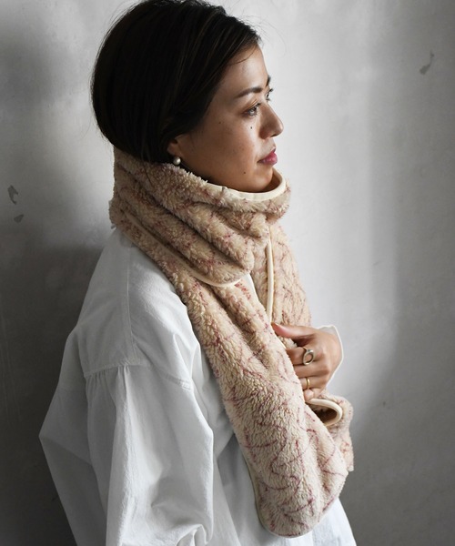 Johnbull（ジョンブル）の「フリースマフラー（マフラー・メンズ・レッド/ダークオリーブ/サックスブルー/アイボリー/ベージュ系その他・FREE）」の15枚目の写真