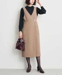 YECCA VECCA | 金釦ジャンパースカート(ジャンパースカート)