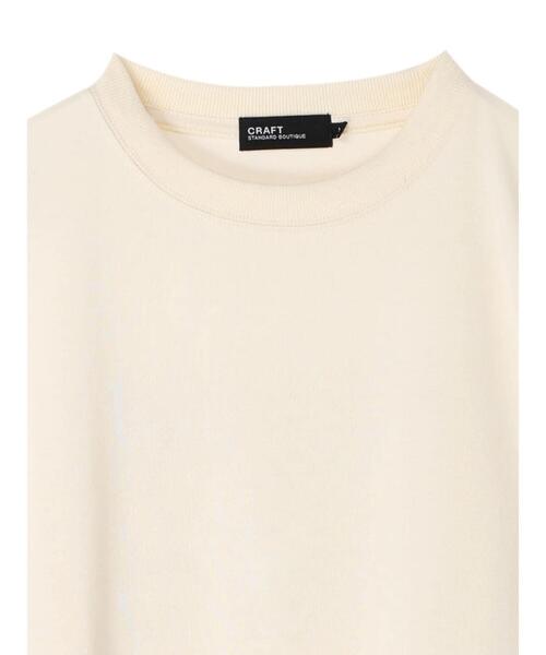 CRAFT STANDARD BOUTIQUE（クラフトスタンダードブティック）の「16/-天竺BOUTIQUE TEE　＊（Tシャツ/カットソー・メンズ・チャコールグレー/オフホワイト/アイボリー・L/M/LL）」の9枚目の写真