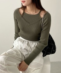 EPIMI E'PIMMY | キャミレイヤードライクニットプルオーバー(ニット/セーター)