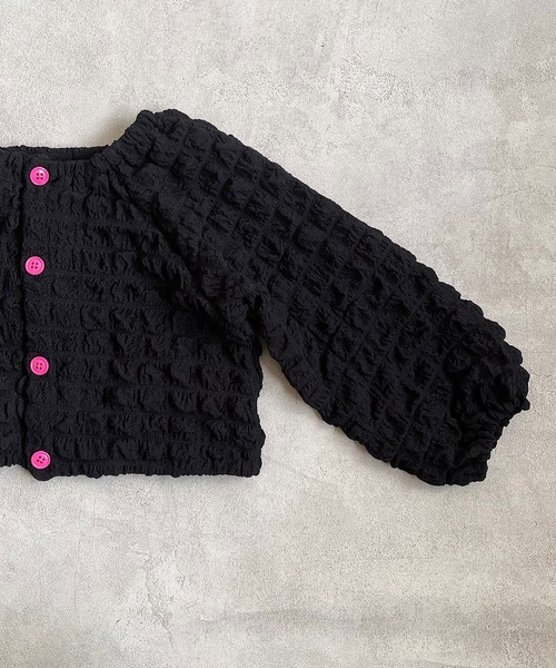 CALMIA（カルミア）の「pocopoco2wayブラウス（70～120cm）（シャツ/ブラウス・キッズ・ライトブルー/ブラック・90/100/110/120/80/70）」の9枚目の写真