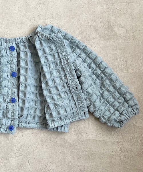 CALMIA（カルミア）の「pocopoco2wayブラウス（70～120cm）（シャツ/ブラウス・キッズ・ライトブルー/ブラック・90/100/110/120/80/70）」の14枚目の写真