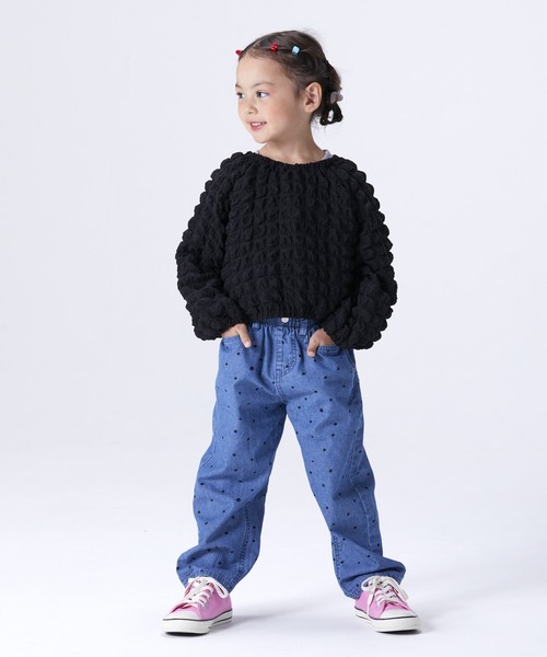 CALMIA（カルミア）の「pocopoco2wayブラウス（70～120cm）（シャツ/ブラウス・キッズ・ライトブルー/ブラック・90/100/110/120/80/70）」の5枚目の写真