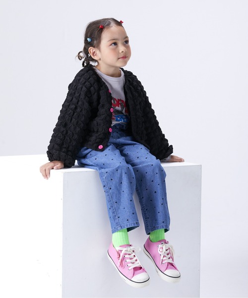 CALMIA（カルミア）の「pocopoco2wayブラウス（70～120cm）（シャツ/ブラウス・キッズ・ライトブルー/ブラック・90/100/110/120/80/70）」の3枚目の写真