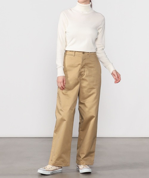 SCYE BASICS（サイベーシックス）の「SCYE BASICS | サンホアキンチノパンツ WOMEN（チノパンツ・レディース・ベージュ・38/36）」の13枚目の写真