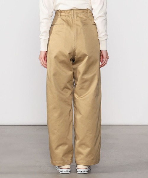 SCYE BASICS（サイベーシックス）の「SCYE BASICS | サンホアキンチノパンツ WOMEN（チノパンツ・レディース・ベージュ・38/36）」の5枚目の写真