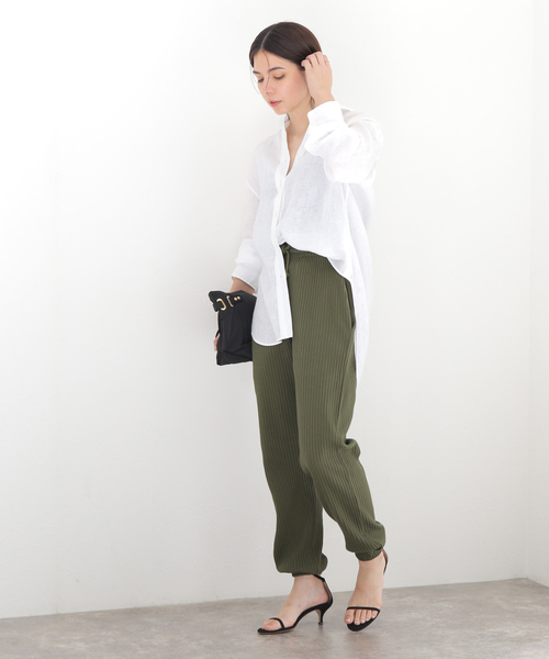 BASERANGE（ベースレンジ）の「【BASERANGE/ベースレンジ】 SWEAT PANTS：パンツ（その他パンツ・レディース・カーキ・X-SMALL）」の7枚目の写真