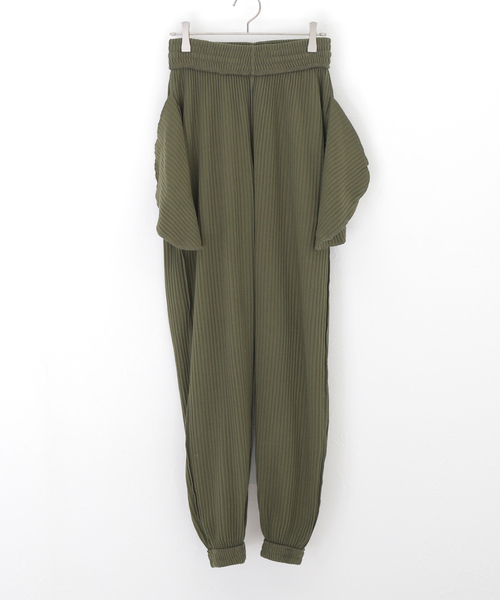 BASERANGE（ベースレンジ）の「【BASERANGE/ベースレンジ】 SWEAT PANTS：パンツ（その他パンツ・レディース・カーキ・X-SMALL）」の3枚目の写真