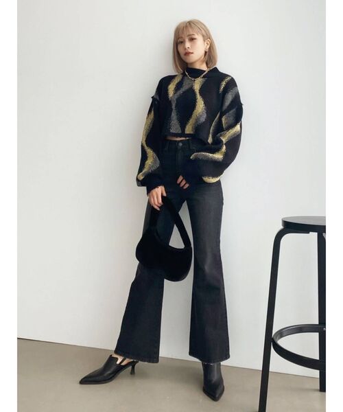 EMODA(エモダ)の「ハーフカバーカットシューズ(パンプス・レディース・ブラック/その他・SMALL/MEDIUM/LARGE)」の14枚目の写真