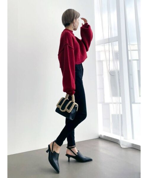 EMODA(エモダ)の「ハーフカバーカットシューズ(パンプス・レディース・ブラック/その他・SMALL/MEDIUM/LARGE)」の18枚目の写真