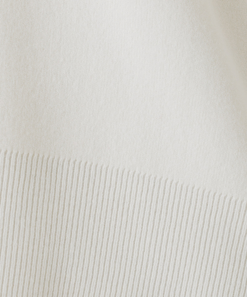 Rouge vif Anna(ルージュヴィフアンナ)の「スムースニットプルオーバー(ニット/セーター・レディース・ブラック/アイボリー/モカ・フリー)」の20枚目の写真