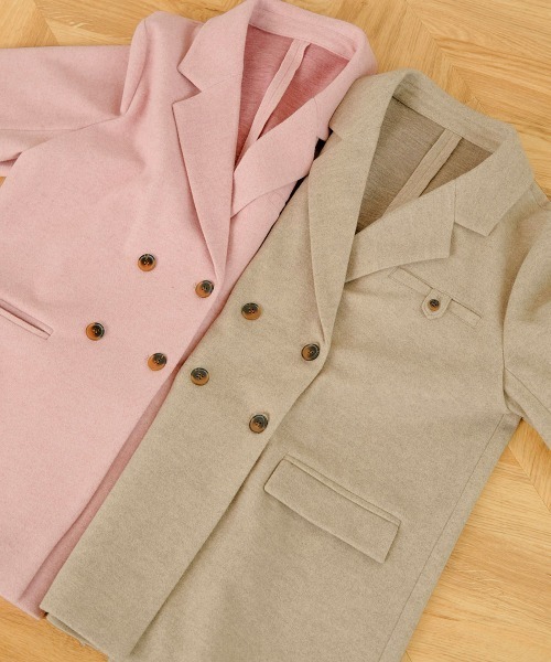 Bab（バブ）の「ウールライクストレッチジャケット（テーラード