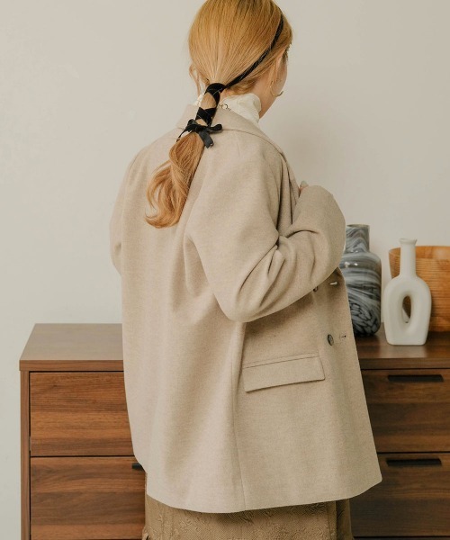 Bab（バブ）の「ウールライクストレッチジャケット（テーラード
