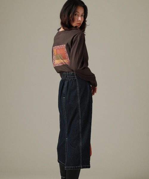 Cheek（チーク）の「ＮＥＷ　＆　ＯＬＤ　Ｌ／Ｓ　ＴＥＥ（Tシャツ/カットソー・レディース・チャコールグレー/ブラック/オフホワイト・MEDIUM）」の10枚目の写真