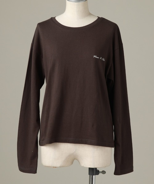 Cheek（チーク）の「ＮＥＷ　＆　ＯＬＤ　Ｌ／Ｓ　ＴＥＥ（Tシャツ/カットソー・レディース・チャコールグレー/ブラック/オフホワイト・MEDIUM）」の17枚目の写真