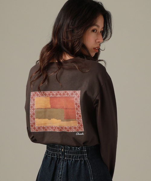 Cheek（チーク）の「ＮＥＷ　＆　ＯＬＤ　Ｌ／Ｓ　ＴＥＥ（Tシャツ/カットソー・レディース・チャコールグレー/ブラック/オフホワイト・MEDIUM）」の22枚目の写真
