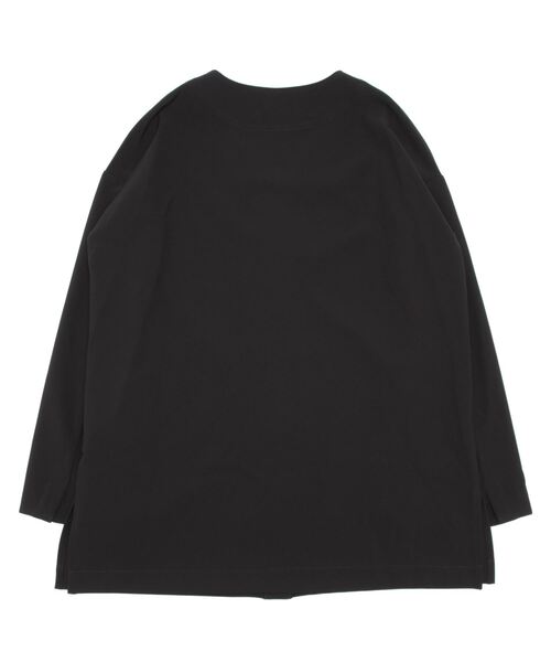 ottilie（オティーリエ）の「【 ottilie / オティーリエ 】 カラーレスオーバーサイズジャケット（セットアップ対応）（ノーカラージャケット・レディース・ブラック/ベージュ・FREE）」の3枚目の写真