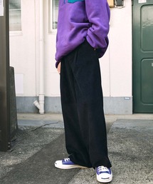 SPOC STORE | 【SPOC STORE】タックワイドストレートコーデュロイパンツ(チノパンツ)