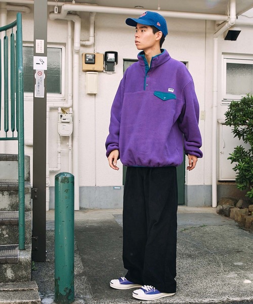 SPOC STORE（スポックストア）の「【SPOC STORE】タックワイドストレートコーデュロイパンツ（チノパンツ・メンズ・ブラック/ブラウン・M/L）」の6枚目の写真