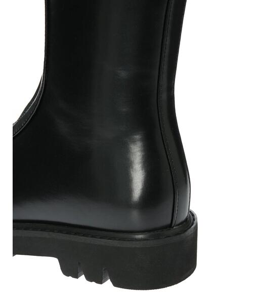 Green　Parks（グリーンパークス）の「・rich blue フロントZIPショートブーツ＊（ブーツ・レディース・ブラック・LL/S/M/L）」の11枚目の写真