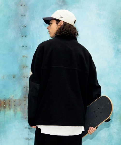DEAR LAUREL(ディアローレル)の「DEAR LAUREL/ディアローレル フリースシャツ/プルオーバー/DISCUSコラボ D22F1103(その他トップス・メンズ・グレー/ブルー/ブラック・M/L)」の4枚目の写真