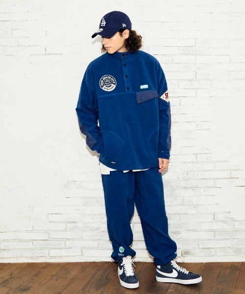 DEAR LAUREL(ディアローレル)の「DEAR LAUREL/ディアローレル フリースシャツ/プルオーバー/DISCUSコラボ D22F1103(その他トップス・メンズ・グレー/ブルー/ブラック・M/L)」の12枚目の写真