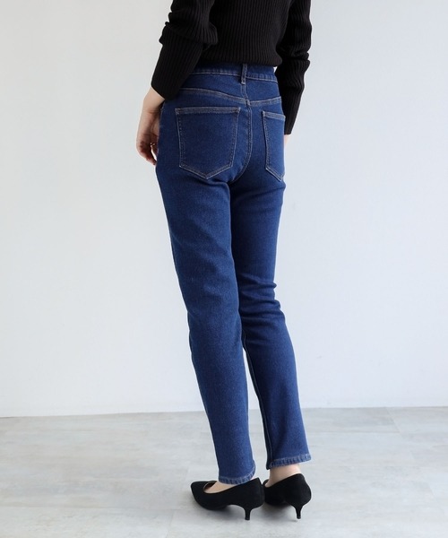 andme（アンドミー）の「裏起毛ストレッチデニムスキニーパンツ（デニムパンツ・レディース・ライトブルー/ブラック/ブルー・S/M/L）」の17枚目の写真